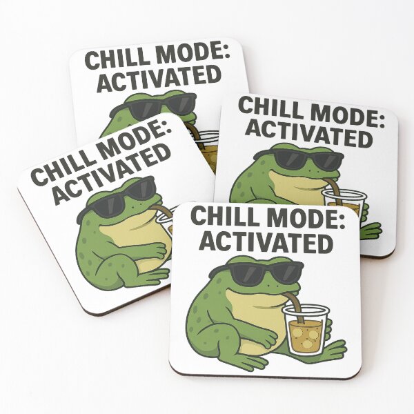 Item preview, Cyber-Chill Frog Tech Aesthetic Sticker designed and sold by tineldesign.