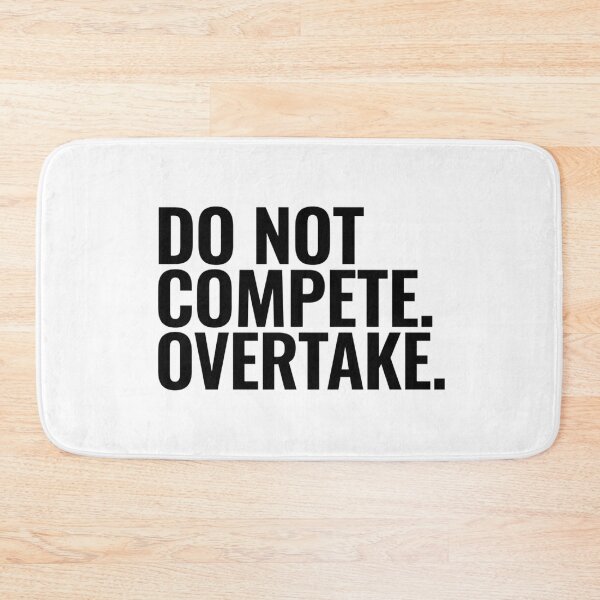 Item preview, Overtake | Minimalist Success Quote & Stoic Hustle Typography designed and sold by OVERRIDESTUDIOS.