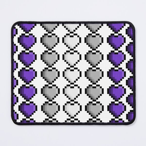 Item preview, Pixel Greysexual Pride Flag Hearts designed and sold by HarveyHandcraftsandDesigns.