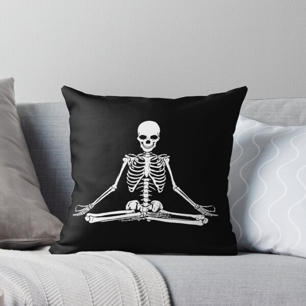 Item preview, Meditating Skeleton designed and sold by Shayli Kipnis.
