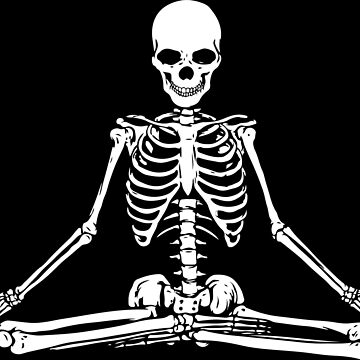 Artwork thumbnail, Meditating Skeleton by Shayli Kipnis