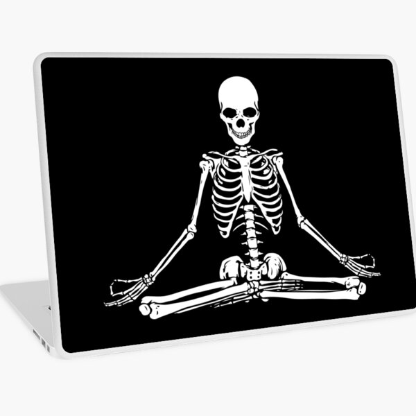 Item preview, Meditating Skeleton designed and sold by Shayli Kipnis.
