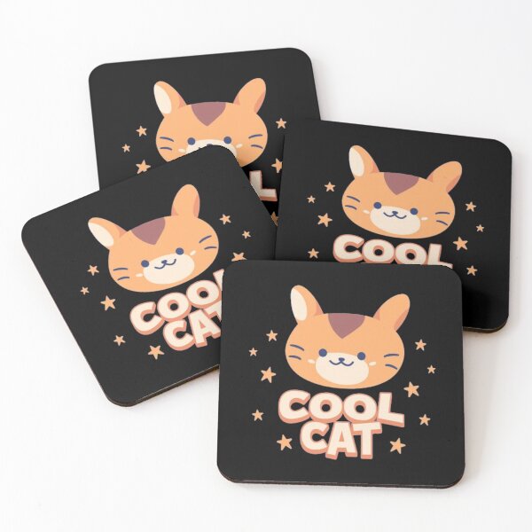 Item preview, Cool Cat – Cute Kawaii Orange Tabby Kitten Art designed and sold by GenZFashion000.