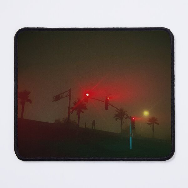 Item preview, Red Lights in Fog designed and sold by ivynelsewhere.
