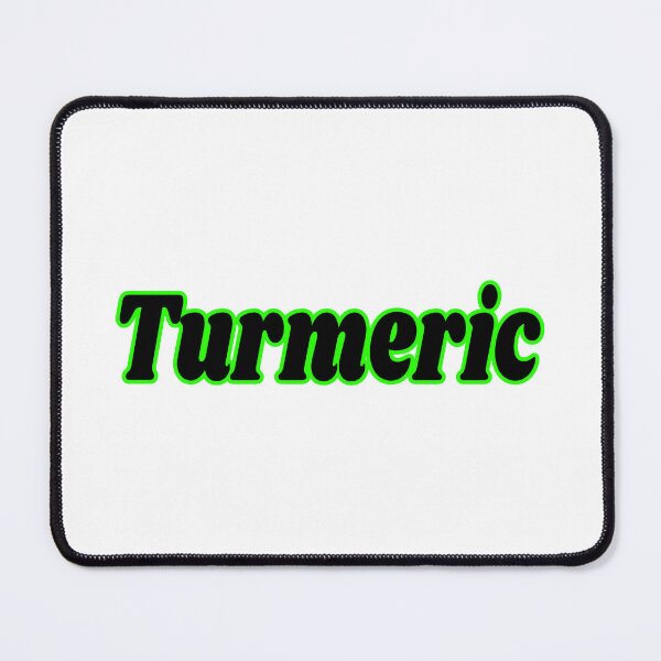 Item preview, Turmeric Neon Green Retro Typography Minimal Spice Text Design designed and sold by PixelParinda.