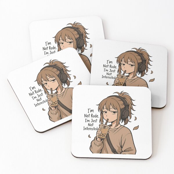 Item preview, Moody Anime Girl With Boba designed and sold by Velvet-motive.