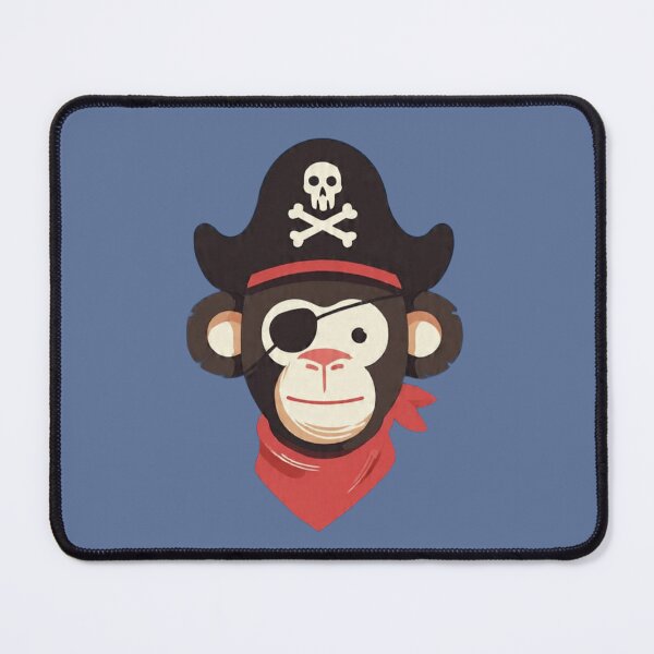 Item preview, Pirate Monkey: Captain Ape with Eyepatch designed and sold by Droosam.