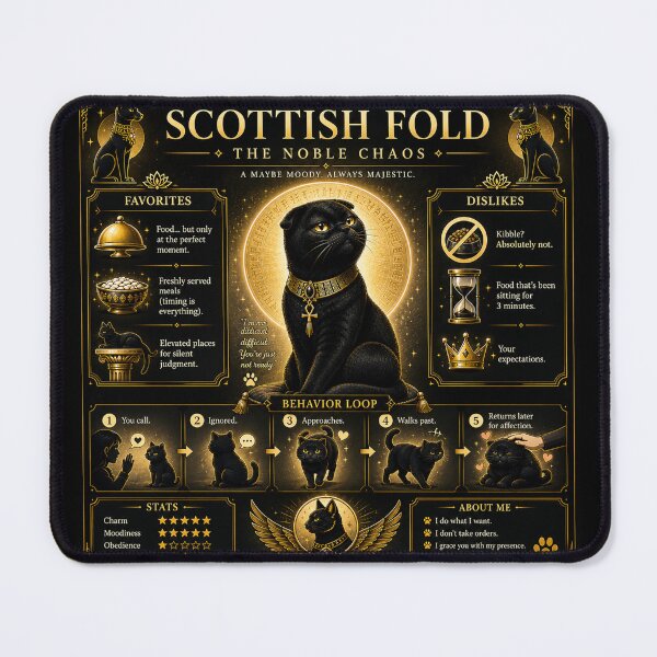Item preview, Scottish Fold: The Noble Chaos designed and sold by CJChronicles.