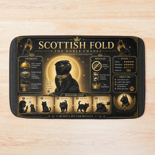 Item preview, Scottish Fold: The Noble Chaos designed and sold by CJChronicles.