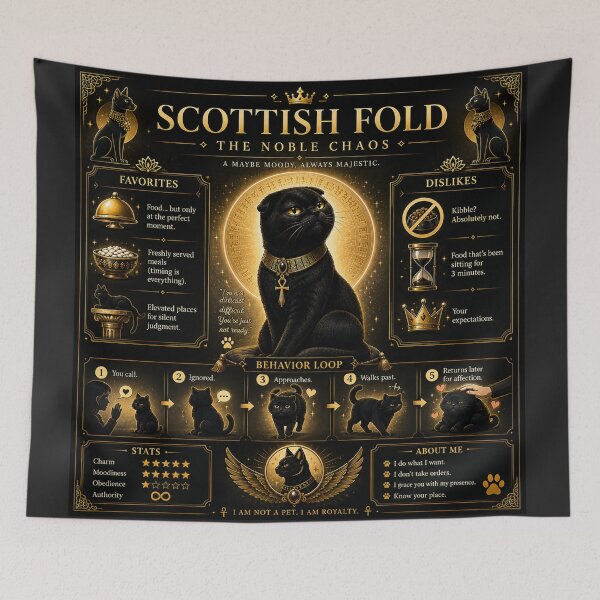 Item preview, Scottish Fold: The Noble Chaos designed and sold by CJChronicles.