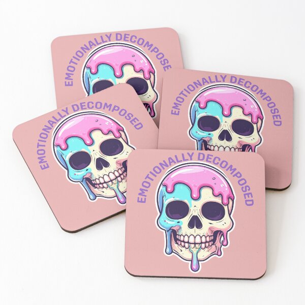 Item preview, Emotionally Decomposed – Ice Cream Skull designed and sold by Ecocrushstudio.