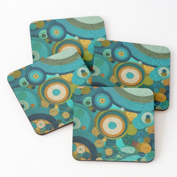Item preview, Celestial Tide Circle Pattern designed and sold by BasajaunStudio.