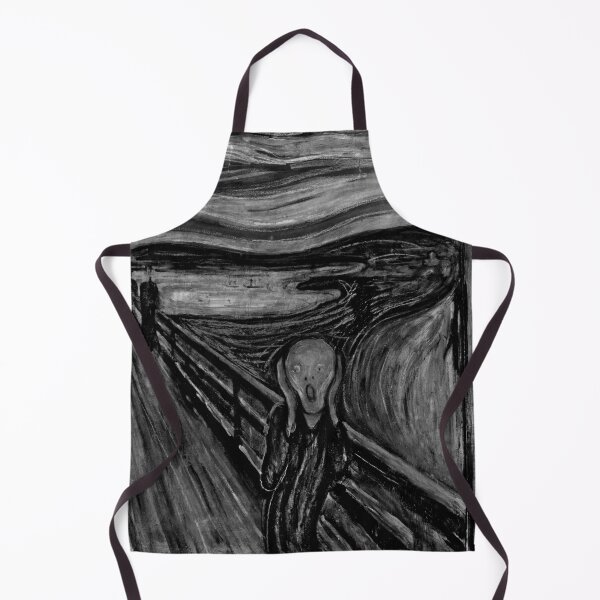 Item preview, The Scream Black and White Expressionist Art Remix designed and sold by donwillisjrart.