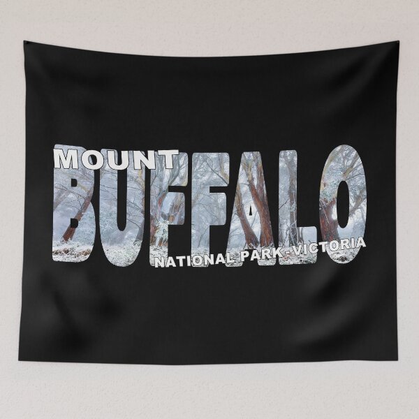 Item preview, MOUNT BUFFALO National Park Victoria - High Country in Fog Cloud Snow designed and sold by Adam Gormley.