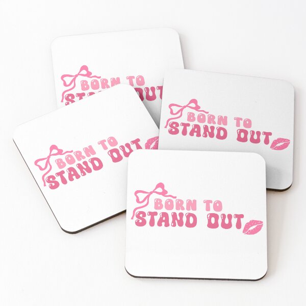 Item preview, 'Born to stand out' typography  designed and sold by Kind-of-iconic.