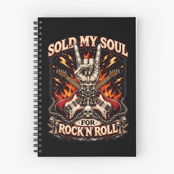 Item preview, Sold My Soul Rock N Roll Guitarist designed and sold by Fanverse Merchandise.
