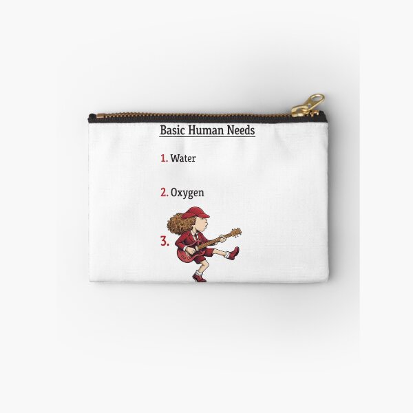 Item preview, Basic Human Needs Rock Guitar Funny Tee designed and sold by Fanverse Merchandise.