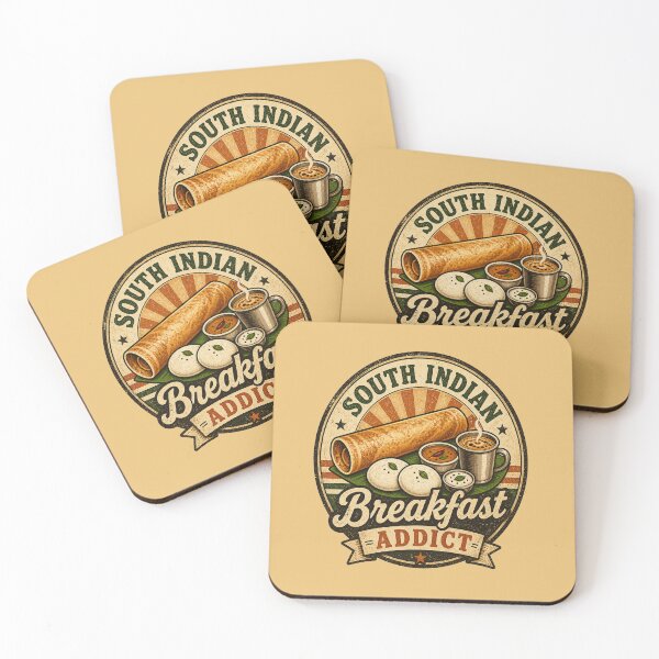 Item preview, South Indian Breakfast Addict – Vintage Dosa Idli Filter Coffee Food Lover Design designed and sold by Globalcitytees.