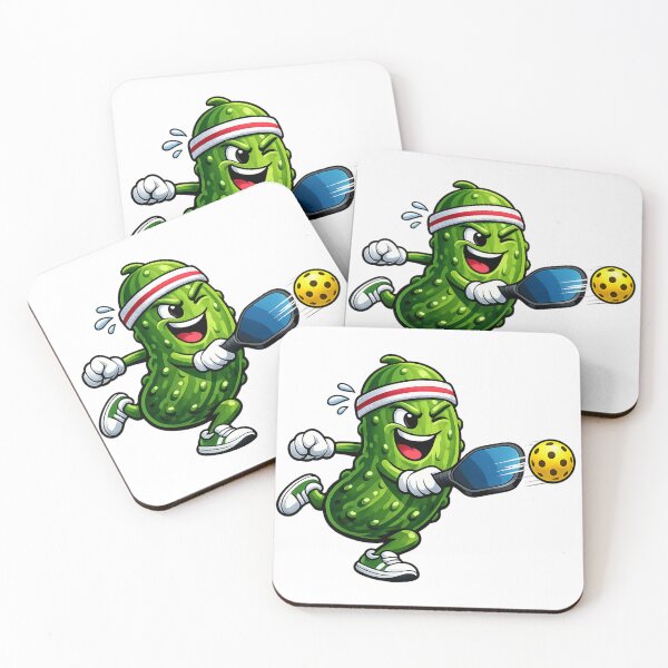 Item preview, Funny Pickle Playing Pickleball Sport designed and sold by Art by Debasish.