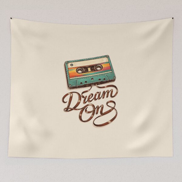 Item preview, Retro Cassette Tape Dream On Music Lover Gift designed and sold by Fanverse Merchandise.
