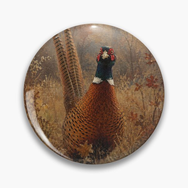 Item preview, Autumn Pheasant Oil Painting  designed and sold by TammyHunterArt.
