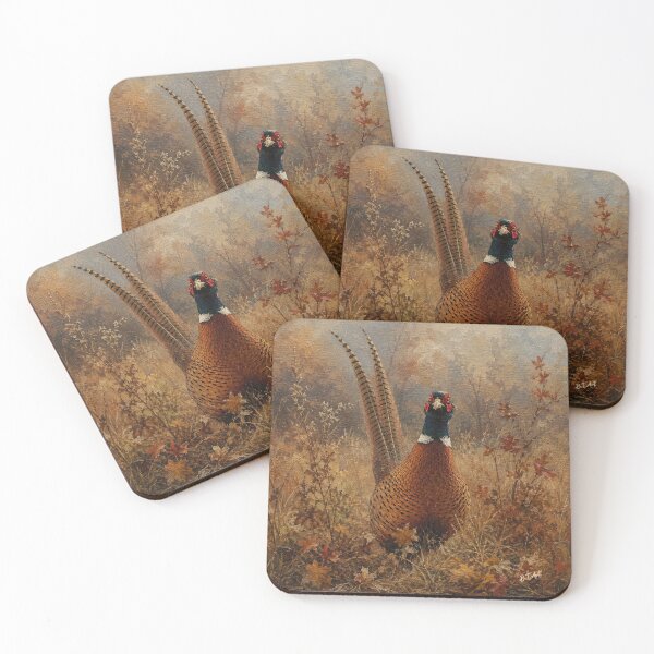 Item preview, Autumn Pheasant Oil Painting  designed and sold by TammyHunterArt.