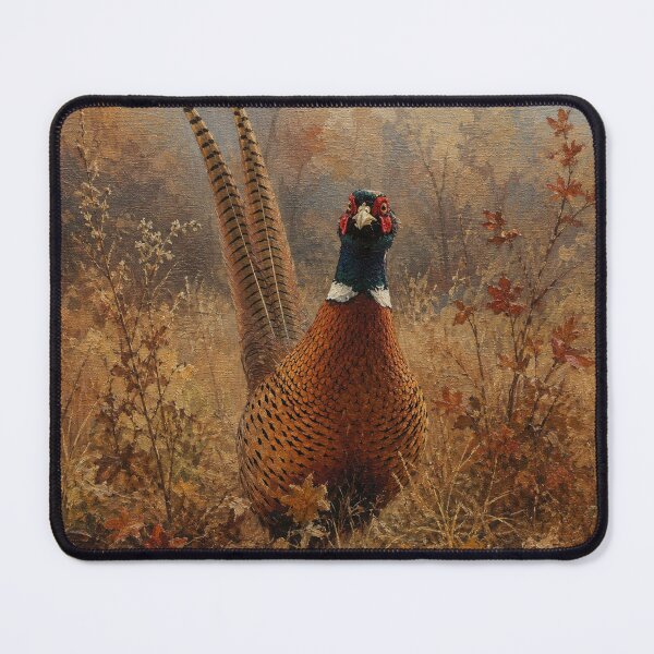 Item preview, Autumn Pheasant Oil Painting designed and sold by TammyHunterArt.