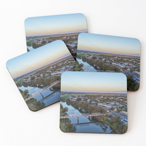 Item preview, Aerial View of Morpeth Bridge and Historic Town designed and sold by Southern Cross Lifestyle .