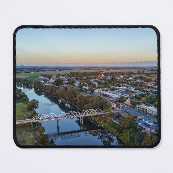 Item preview, Aerial View of Morpeth Bridge and Historic Town designed and sold by Justin Mckinney.