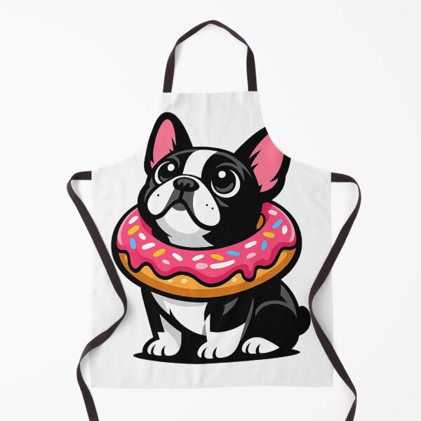 Item preview, Glazed and Confused Funny Frenchie Donut Design designed and sold by tineldesign.