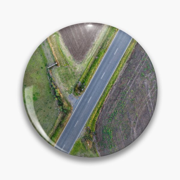 Item preview, Aerial View of Road Through Farmland designed and sold by Justin Mckinney.