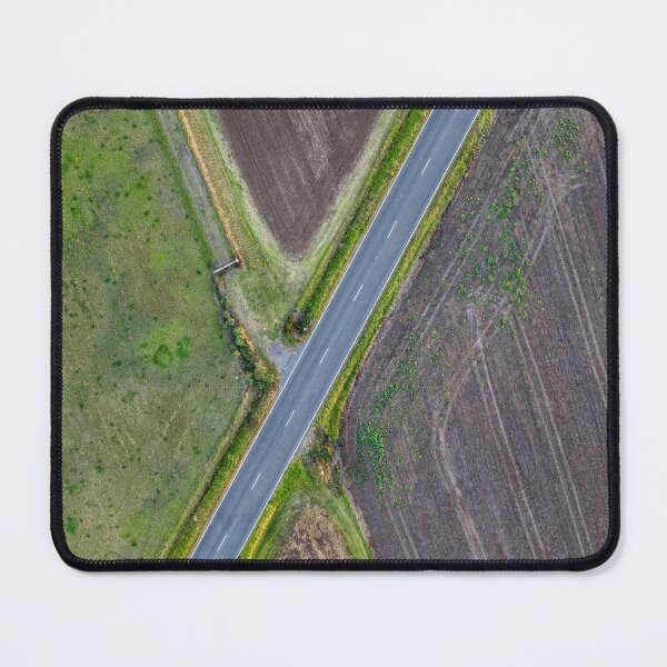 Item preview, Aerial View of Road Through Farmland designed and sold by Justin Mckinney.