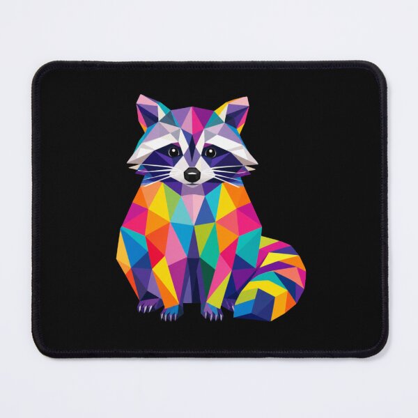 Item preview, Racoon Geometric Pattern designed and sold by BhadzCheetah.