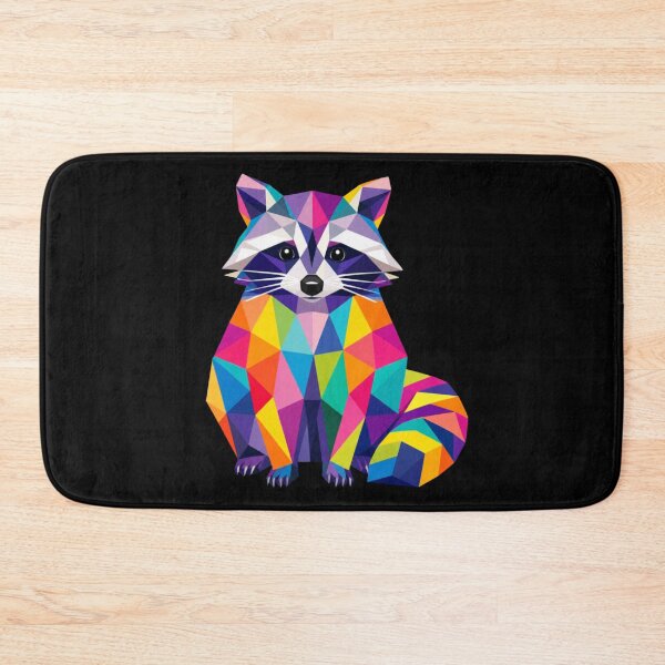 Item preview, Racoon Geometric Pattern designed and sold by BhadzCheetah.
