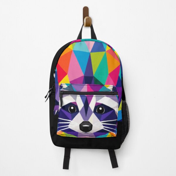Item preview, Racoon Geometric Pattern designed and sold by BhadzCheetah.
