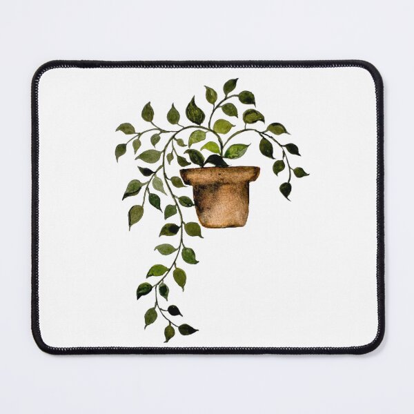 Item preview, Watercolor Green Hanging Plant Sticker | Hand-Painted Botanical Art Print designed and sold by Little Bloom Studio.
