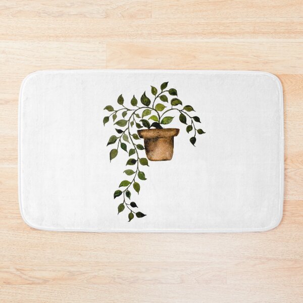 Item preview, Watercolor Green Hanging Plant Sticker | Hand-Painted Botanical Art Print designed and sold by Little Bloom Studio.