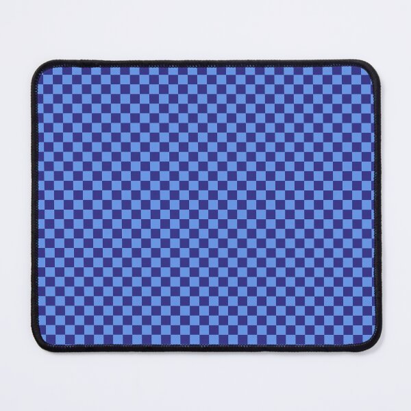 Item preview, Cosmic cobalt & cornflower small scales checkered designed and sold by Mint + Midnight.