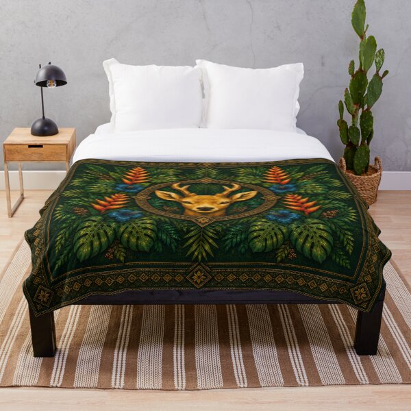 Item preview, Geometric Deer of Central America designed and sold by PixelsTelas.