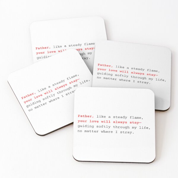 Item preview, Dad Appreciation Poetry Cards, Father’s Day Art Print Bundle, Meaningful Keepsake, A Lasting Light designed and sold by BlareBlare.