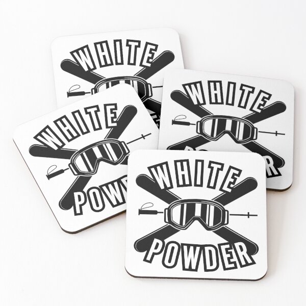 Item preview, Funny Snow Ski WHITE POWDER Hilarious Skiing Humor Winter Skier NOT Racist Joke designed and sold by Space Ghettos.