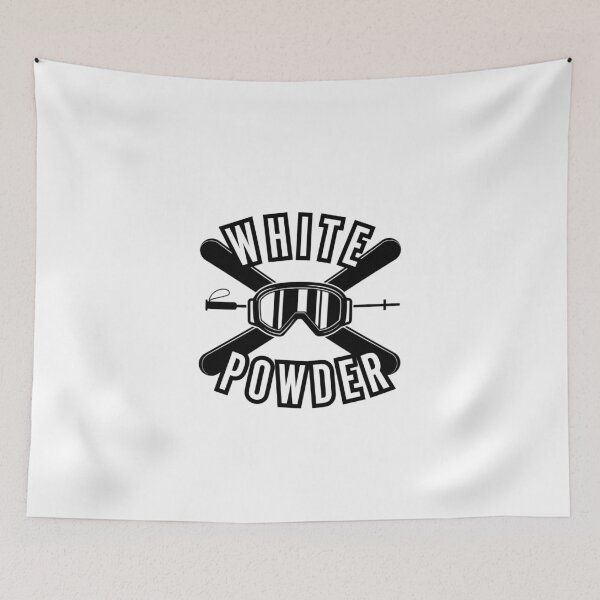 Item preview, Funny Snow Ski WHITE POWDER Hilarious Skiing Humor Winter Skier NOT Racist Joke designed and sold by BuyShirtsOnline.