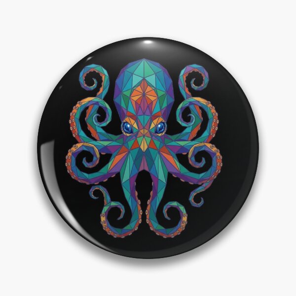 Item preview, Octopus Geometric Pattern designed and sold by BhadzCheetah.