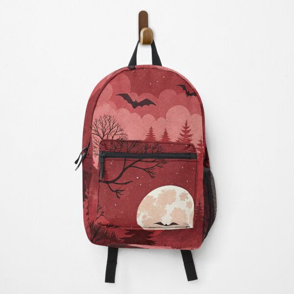 Item preview, Dark Gothic Halloween Pattern – Bats Moon Haunted Castle designed and sold by Erik Visnievskij.