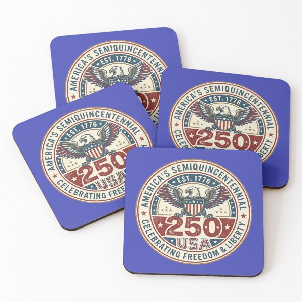Item preview, America's Semiquincentennial 250 Years - Vintage USA Eagle 1776-2026 Celebration Badge designed and sold by MojNetSerwis WWK.