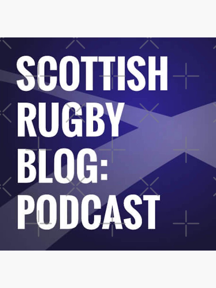 Thumbnail 3 of 3, Sticker, Scottish Rugby Blog Podcast designed and sold by srbpodcast.
