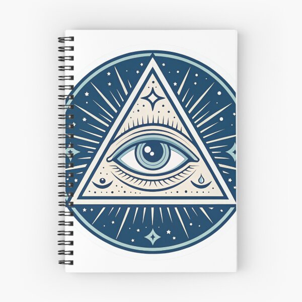 Item preview, All Seeing Eye Sticker – Mystical Triangle Symbol Design designed and sold by Erik Visnievskij.