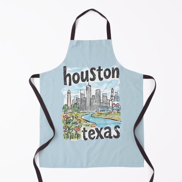 Item preview, Houston Texas Cute Skyline Colorful Cityscape Space Center designed and sold by HowToCanadian.