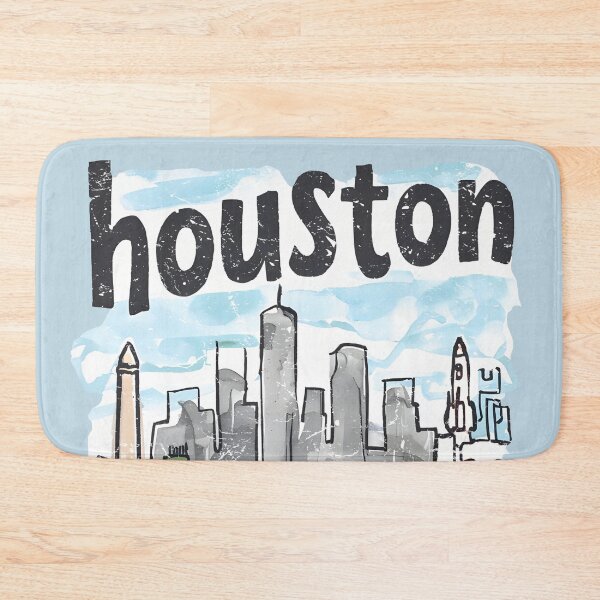 Item preview, Houston Texas Cute Skyline Colorful Cityscape Space Center designed and sold by HowToCanadian.