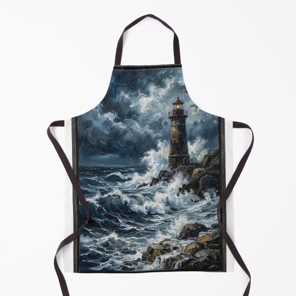 Item preview, The Great Storm | Classical Oil Painting & Stoic Ocean Art designed and sold by OVERRIDESTUDIOS.
